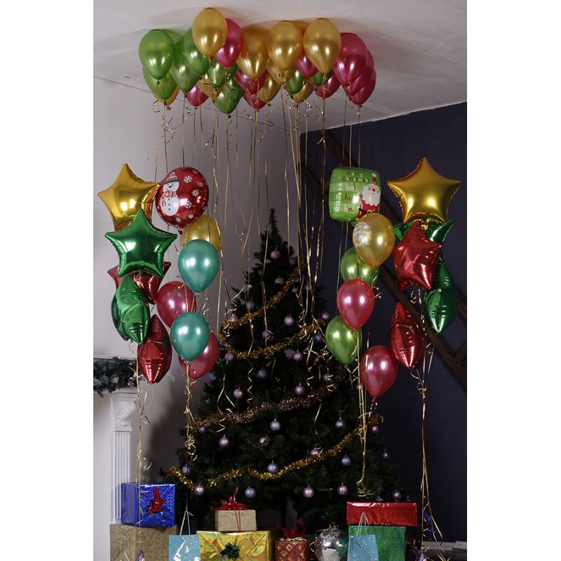 Украсить комнату на день рождения воздушными шарами